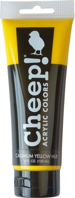 Cheep Cadmium Yellow Hue 4 oz. (120 ml) Acrylic Tube