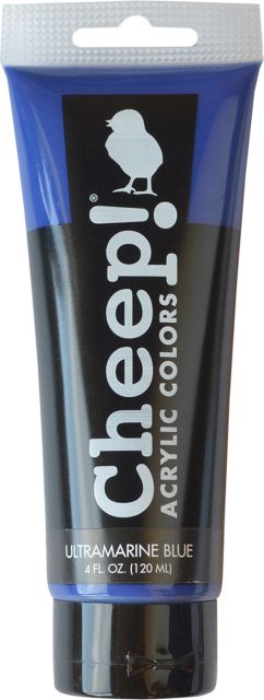 Cheep Ultramarine Blue 4-ounces (120 ml) Acrylic Tube