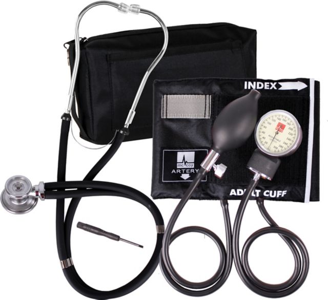 Accura Plus Sphyg and Sprague Stethoscope Kit Black