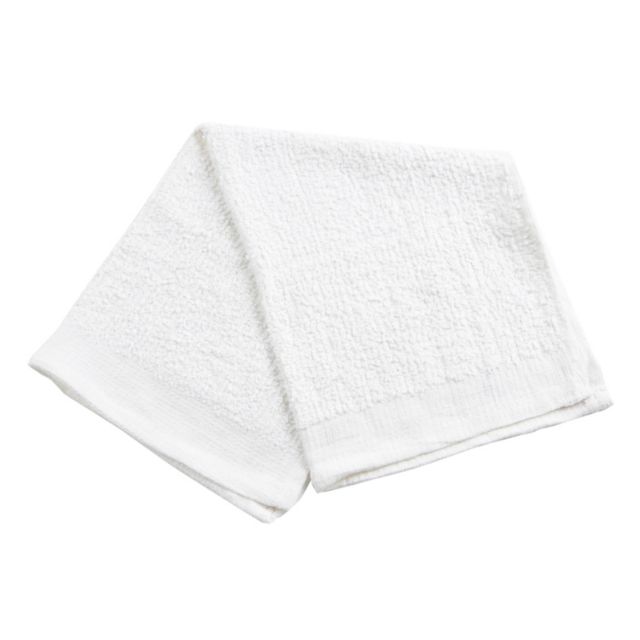Side Towel/Bar Mop - 15''x18'' - White