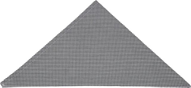 Neckerchief, Black and White Hounds Tooth