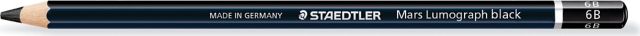 LUMOGRAPH PENCIL MATTE BLACK 6B