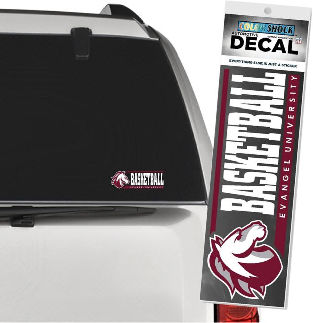 Evangel University  Crusaders Basketball Decal