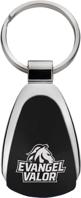 Evangel University  Teardrop Keychain