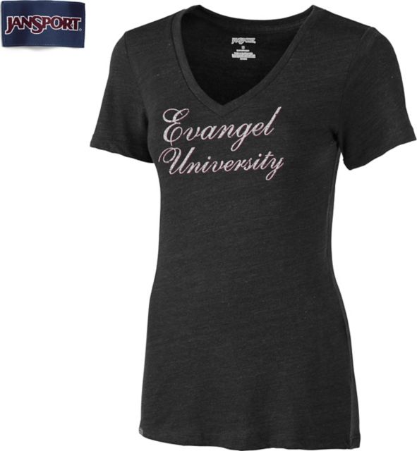 Evangel University  Women's Short Sleeve V-Neck