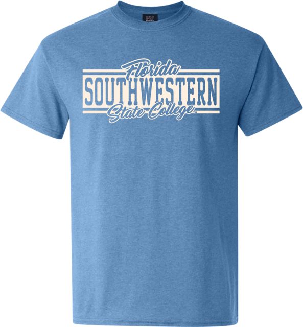 Florida Southwestern State Youth T Shirt FSW Buccaneers Baseball | Follett on Demand | Purple | Youth Medium