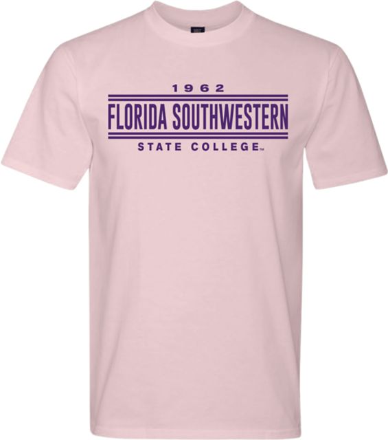 Florida Southwestern State Youth T Shirt FSW Buccaneers Baseball | Follett on Demand | Purple | Youth Medium