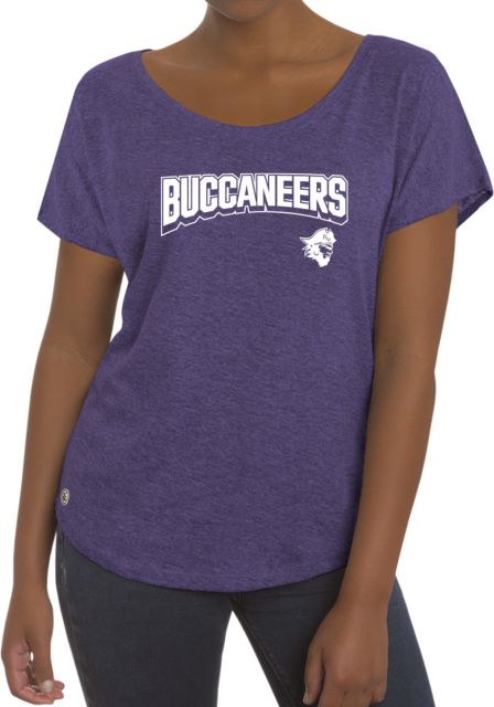 Florida Southwestern State Youth T Shirt FSW Buccaneers Baseball | Follett on Demand | Purple | Youth Medium