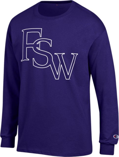 Florida Southwestern State Youth T Shirt FSW Buccaneers Baseball | Follett on Demand | Purple | Youth Medium