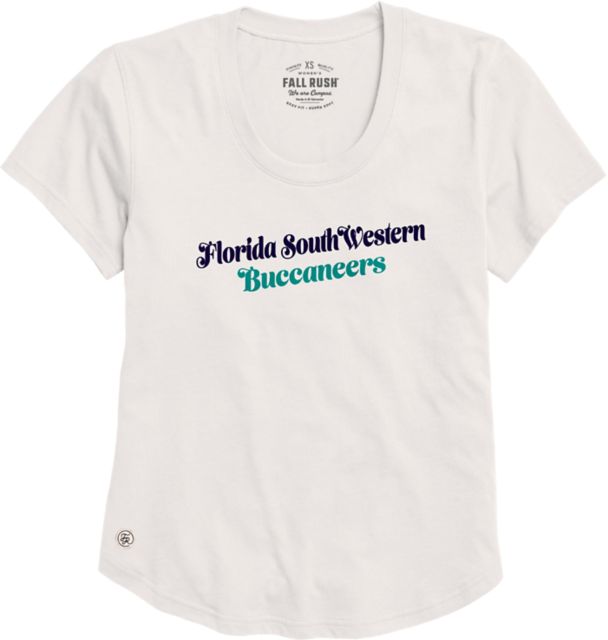 Florida Southwestern State Youth T Shirt FSW Buccaneers Baseball | Follett on Demand | Purple | Youth Medium