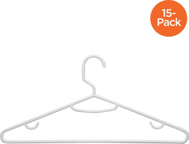 Honey Can Do 50 Pack Velvet Touch Suit Hanger, White