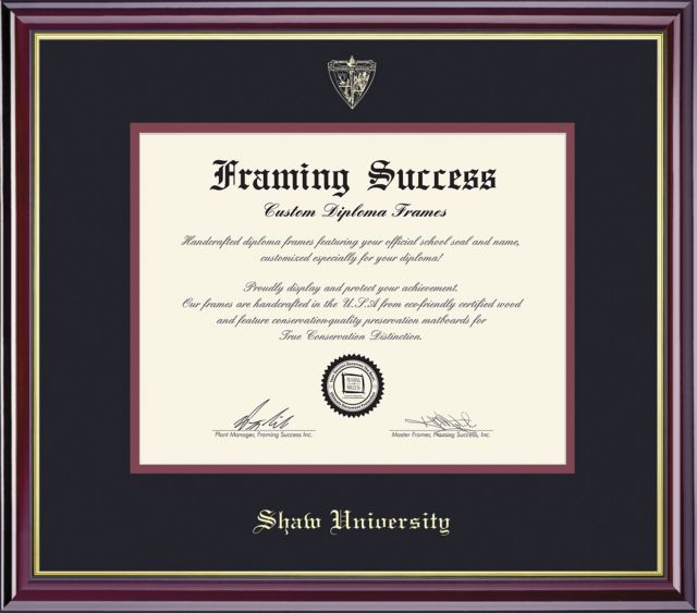 Shaw University 8.5'' x 11'' Diploma Frame