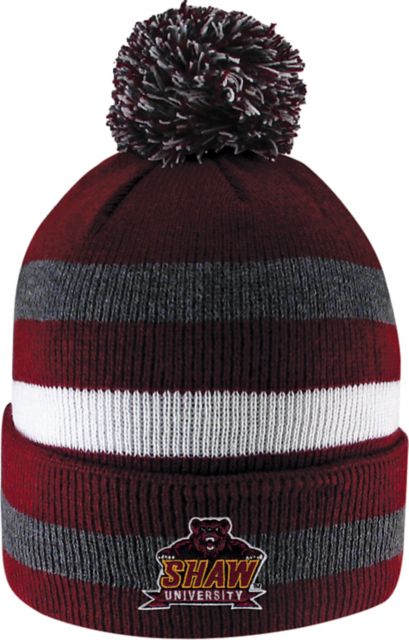 Shaw University Knit Cuff Pom Hat