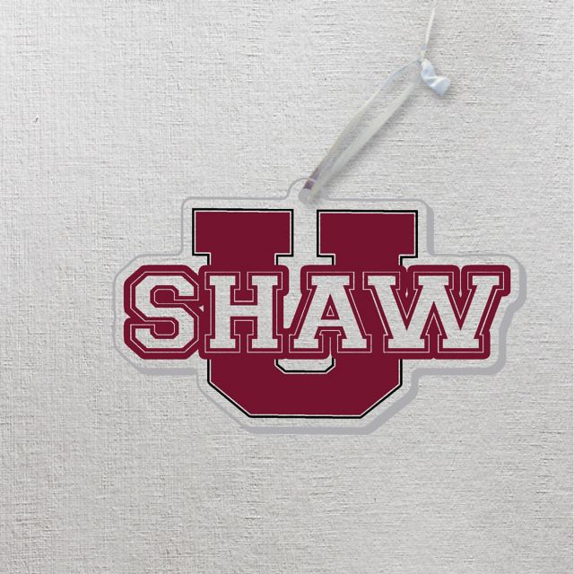 Shaw University Etched Holiday Ornament
