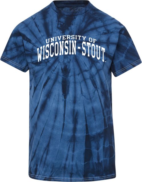 University of Wisconsin - Stout Tie Dye Short Sleeve T-Shirt