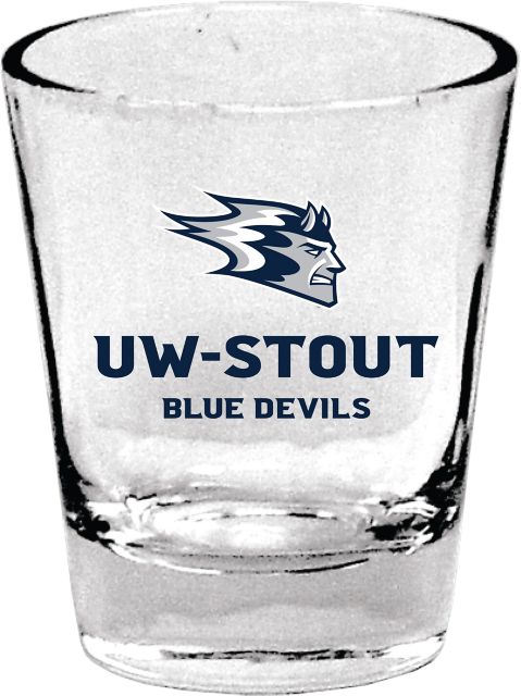 University of Wisconsin - Stout Blue Devils 1.5 Blue Devils Collector Glass