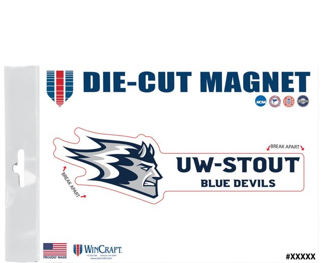 University of Wisconsin - Stout 3x5 Magnet