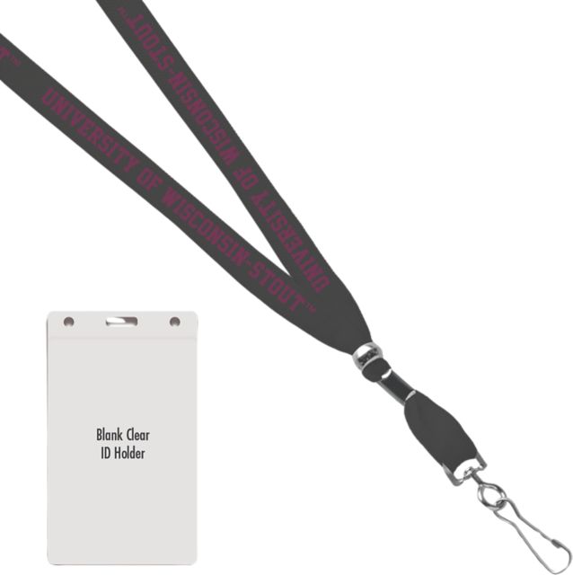 University of Wisconsin - Stout Card Dispenser Lanyard