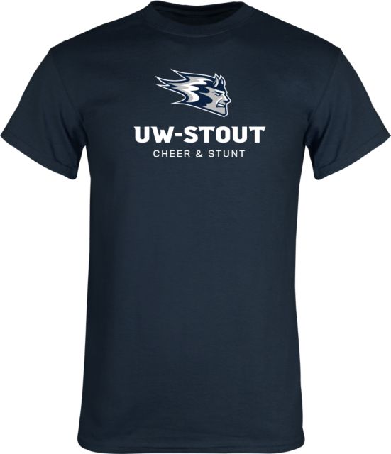 University of Wisconsin - Stout T-Shirt Cheer & Stunt - ONLINE ONLY