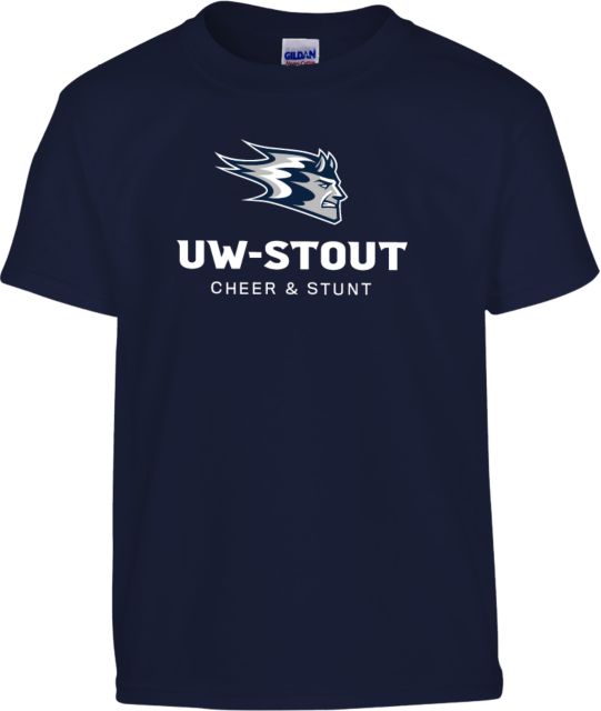 University of Wisconsin - Stout Youth T-Shirt Cheer & Stunt - ONLINE ONLY