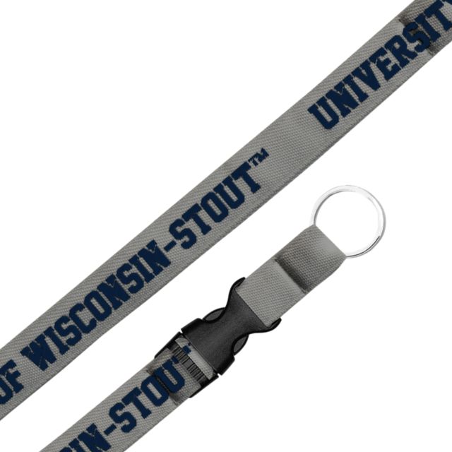 University of Wisconsin - Stout .75" Lanyard