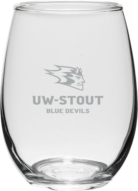 University of Wisconsin - Stout 21 oz. Wine Glass