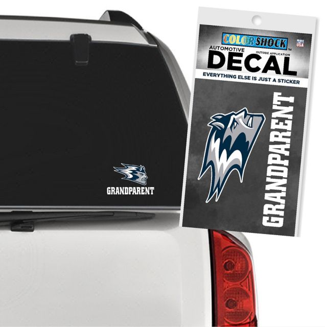 University of Wisconsin - Stout Blue Devils Grandparent Decal