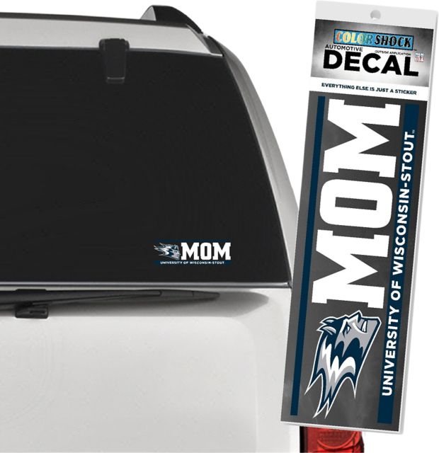 University of Wisconsin - Stout Blue Devils Mom Decal