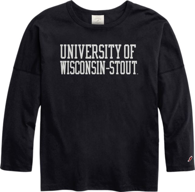 University of Wisconsin Stout Oversize Long Sleeve T Shirt