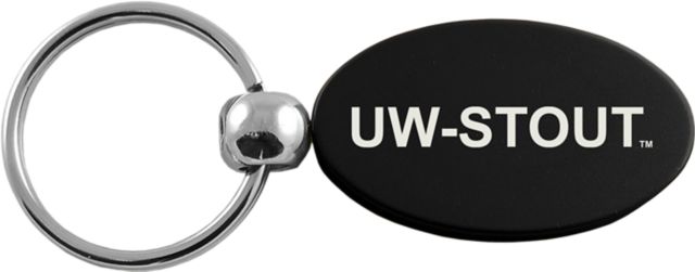 University of Wisconsin - Stout Oval Keytag