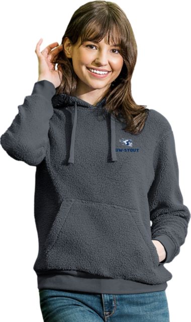 University of Wisconsin - Stout Women's Sherpa Hooded Sweatshirt