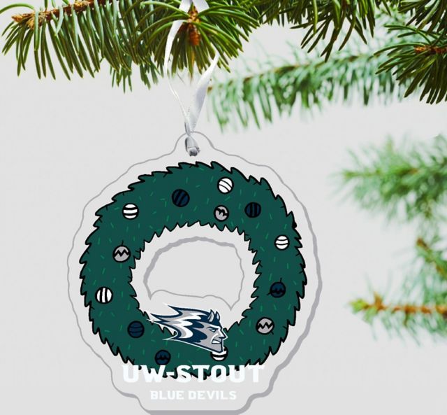 University of Wisconsin - Stout Blue Devils 3"x4" Ornament