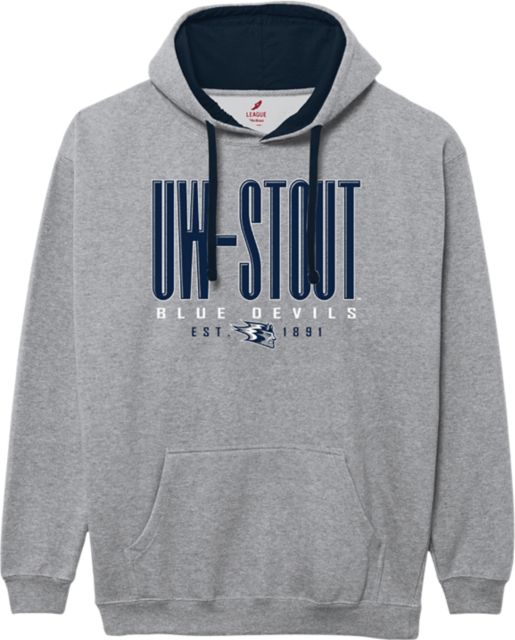 University of Wisconsin - Stout Blue Devils Colorblock Hooded Sweatshirt