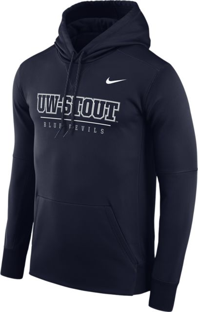 University of Wisconsin - Stout Blue Devils Therma-Fit Hooded Sweatshirt