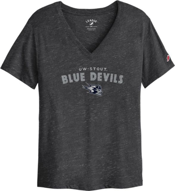 University of Wisconsin - Stout Blue Devils Women's V-Neck Short Sleeve T-Shirt