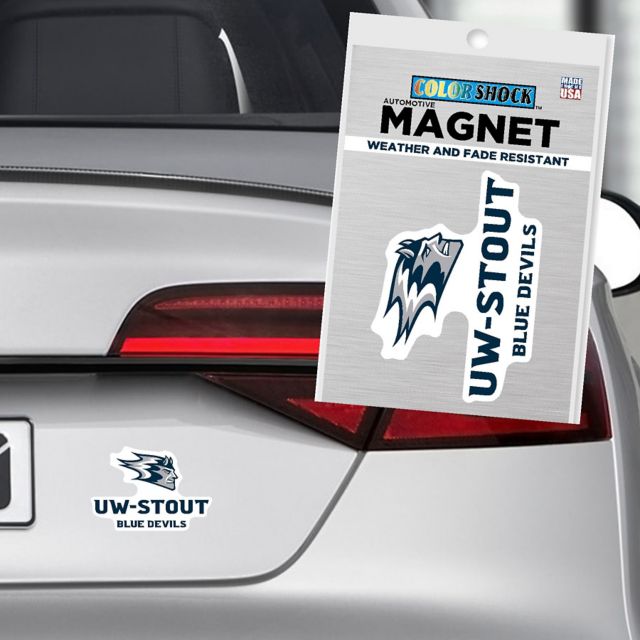 University of Wisconsin - Stout 4" x 4" Magnet