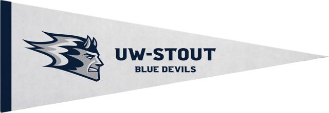 University of Wisconsin - Stout 5x15 Pennant