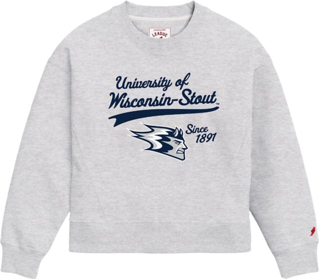 University of Wisconsin - Stout Blue Devils Women's Boxy Crewneck Sweatshirt
