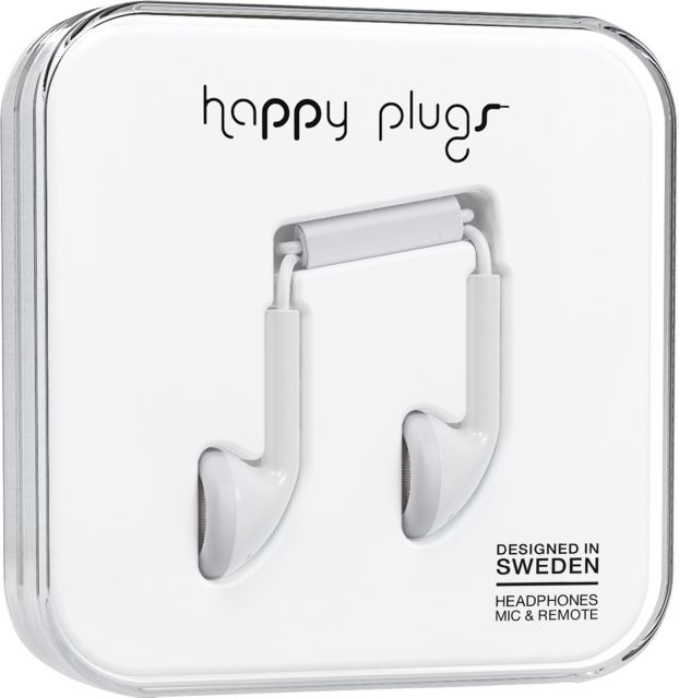 Happy Plugs Earbuds - White