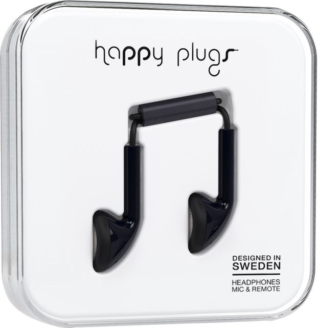 Happy Plugs Earbuds - Black