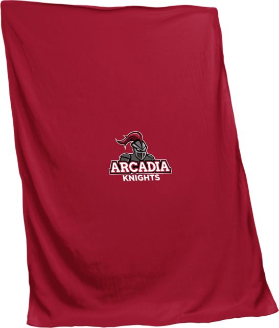 Arcadia University Bookstore 84x54 Scarlet Knights Blanket
