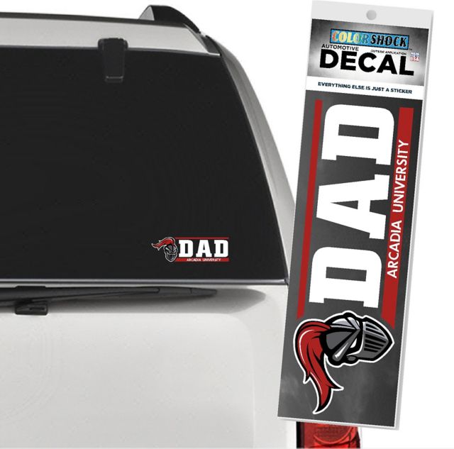 Arcadia University Bookstore Dad Decal