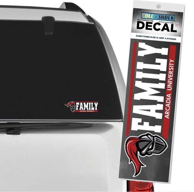 Arcadia University Bookstore Mascor Family Decal
