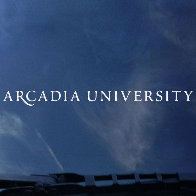 Arcadia University Bookstore Decal Alternate