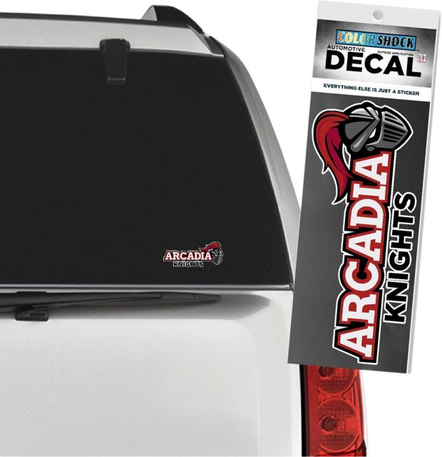 Arcadia University Bookstore Scarlet Knights Decal
