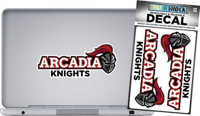 Arcadia University Bookstore Scarlet Knights Decal