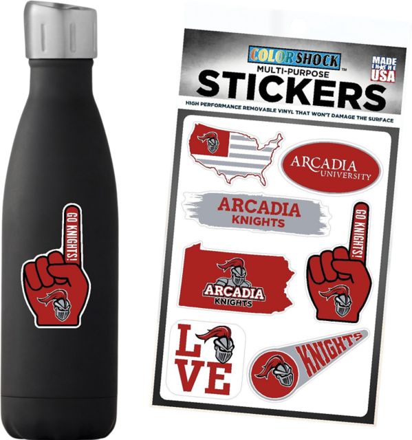 Arcadia University Bookstore 7.5'' x 7.5'' Sticker Sheet