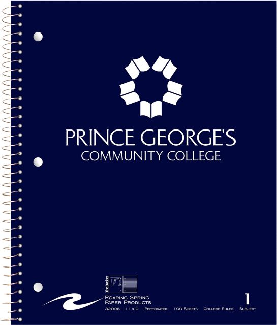 PRINCE GEORGE'S COMMUNITY COLLEGE 1 Subject Notebook
