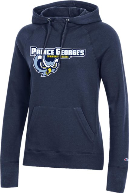 Prince George Champion Womens Pull Over Hood Prince Georges Mascot