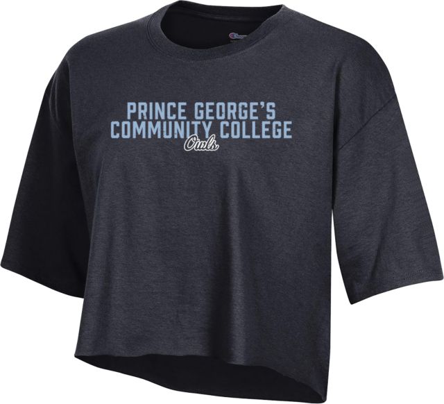 Prince George Champion Crop Tee Prince Georges Community College Owls